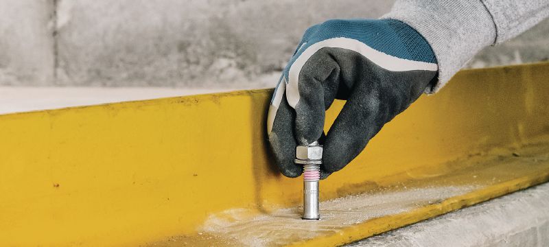 Anclaje de expansión HST2 V3 Anclaje acuñado de alto rendimiento (M8-M16) para cargas estáticas y sísmicas en hormigón fisurado (acero al carbono) Aplicaciones 1