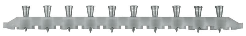 Fijadores para cubiertas metálicas X-ENP MX (en peine) Clavos en tiras para la fijación de cubiertas metálicas a estructuras de acero con clavadoras de fijación directa con pólvora