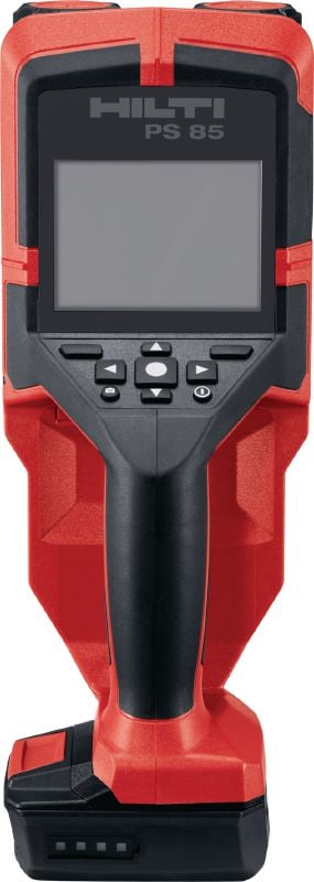 Image 1 of 10: Escáner de pared PS 85 Escáner de pared y detector de pernos fáciles de usar para prevenir golpes al perforar o cortar cerca de objetos incrustados