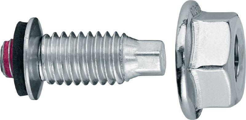 Perno ajustable S-BT MR Perno roscado (acero inoxidable) para fijaciones universales