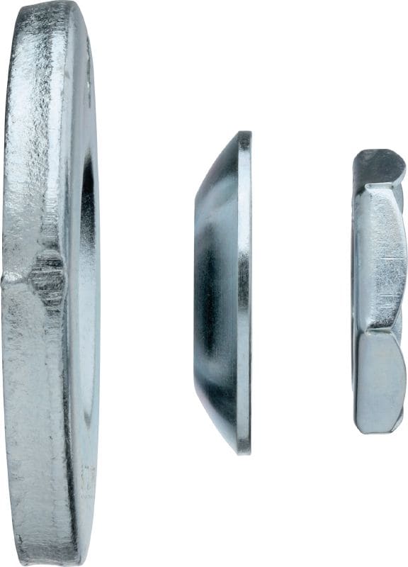 Image 2 of 3: Arandela de relleno (acero al carbono) Conjunto para llenar la hendidura anular en anclajes mecánicos y químicos (acero al carbono)