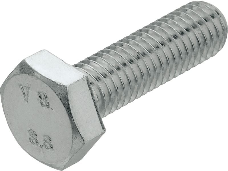 Tornillo hexagonal A4 conforme a la norma DIN 933 Tornillo hexagonal (A4) de acero inoxidable conforme a los requisitos de la norma DIN 933