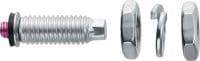 Perno ajustable S-BT-ER Perno roscado atornillado (acero inoxidable, rosca Whitworth) para conexiones eléctricas en acero en entornos altamente corrosivos