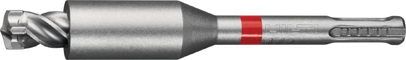 Brocas con tope de profundidad HDI Broca con tope limitador de profundidad para martillos SDS Plus (TE-CX) para anclajes de instalación para fijar tuberías, ductos de aire y techos suspendidos