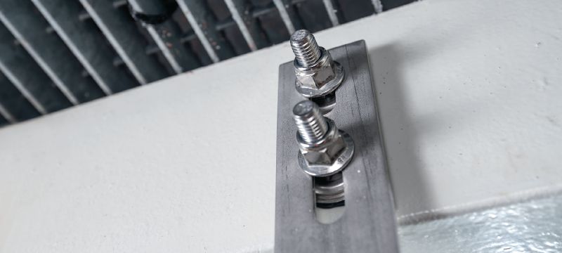Pernos roscados F-BT-MR Pernos roscados de acero inoxidable para el uso con sistemas Hilti Stud Fusion Aplicaciones 1