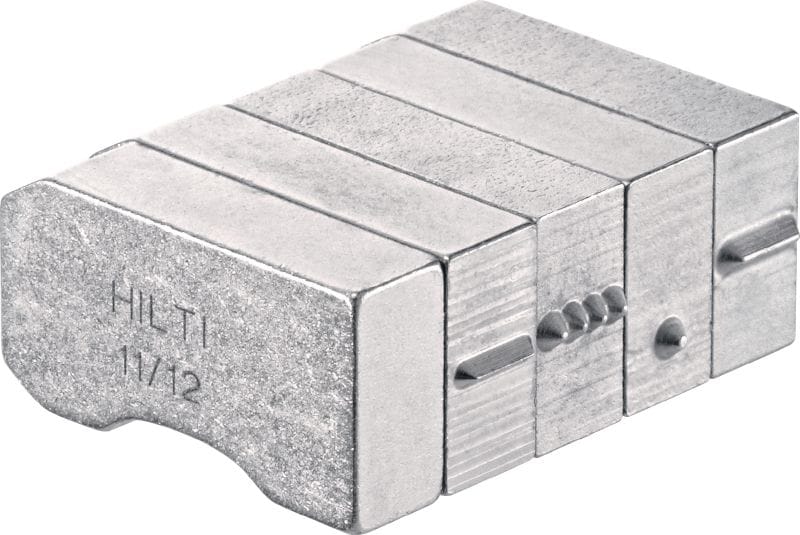 Sellos de estampado en acero X-MC 8 Caracteres numéricos y alfabéticos de ancho especial y punta afilada para estampar identificaciones en metal