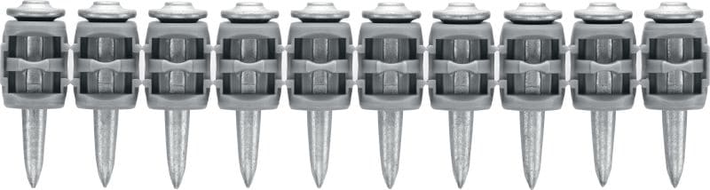 Clavos para Hormigón X-P B3 MX (en tiras) Tiras de clavos de alto desempeño para Hormigón para el sistema de fijación a batería BX 3