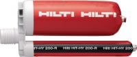 Anclaje químico HIT-HY 200-R Resina híbrida, alto rendimiento para conexiones barras/anclajes de altas cargas
