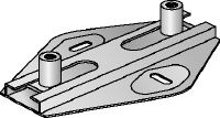 Conector deslizante doble MSG 1,75 Conector deslizante doble zincado para aplicaciones de calefacción y refrigeración de carga ligera