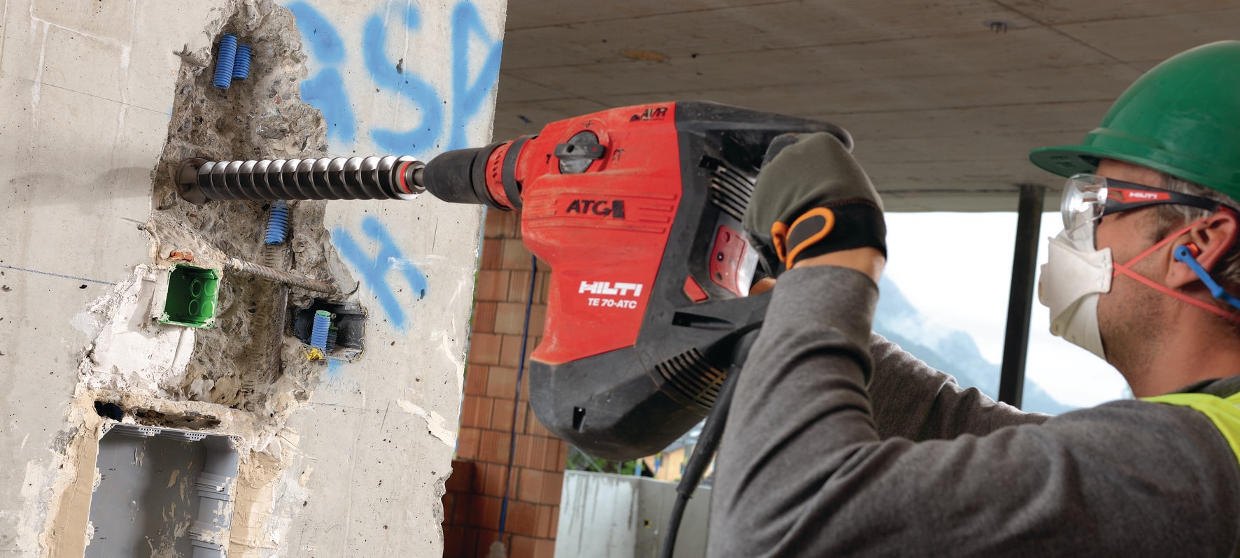Martillo perforador TE 70-ATC/AVR - Martillos perforadores SDS-Max - Hilti  Chile
