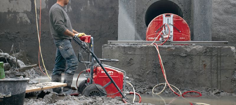Hoja de sierra mural silenciosa SPX MCS Equidist (60H: válida para sistemas Hilti y Husqvarna®) Hoja para sierras murales de alto desempeño (15 kW) que ofrece alta velocidad, mayor duración y reducción del ruido (eje 60H) Aplicaciones 1