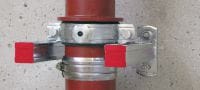 MW-MX Ángulos galvanizados que incrementan la rigidez de fijaciones de las fijaciones de abrazaderas para tuberías verticales Aplicaciones 1