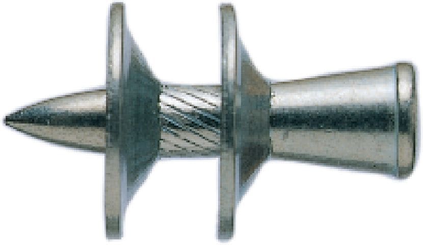 Clavo conector de cizalla X-ENP HVB Clavo individual para la fijación de conectores de cizallas a estructuras de acero con clavadoras de fijación directa con pólvora