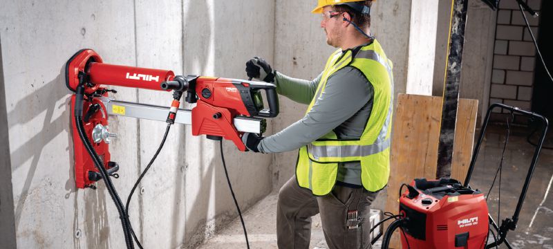 Image 7 of 12: Corona DD 150-U Versátil máquina de taladro con diamante para tareas manuales o con columna de taladro de orificios de 8-162 mm (5/16 - 6-3/8) de diámetro Aplicaciones 1