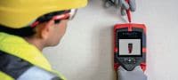 Go to slide 8 of 10: Escáner de pared PS 85 Escáner de pared y detector de pernos fáciles de usar para prevenir golpes al perforar o cortar cerca de objetos incrustados Aplicaciones 5