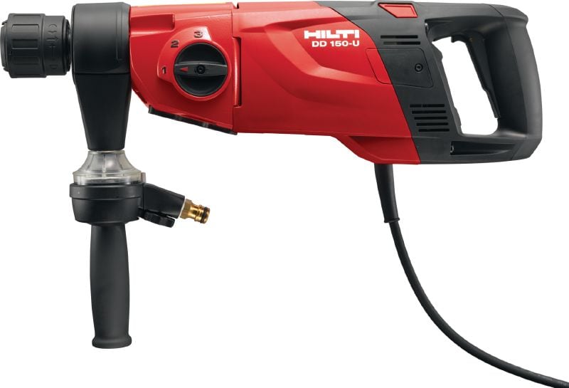 Image 1 of 12: Corona DD 150-U Versátil máquina de taladro con diamante para tareas manuales o con columna de taladro de orificios de 8-162 mm (5/16 - 6-3/8) de diámetro