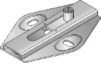 Conector deslizante MSG 1,0 Conector deslizante galvanizado para aplicaciones de calefacción y refrigeración de carga ligera